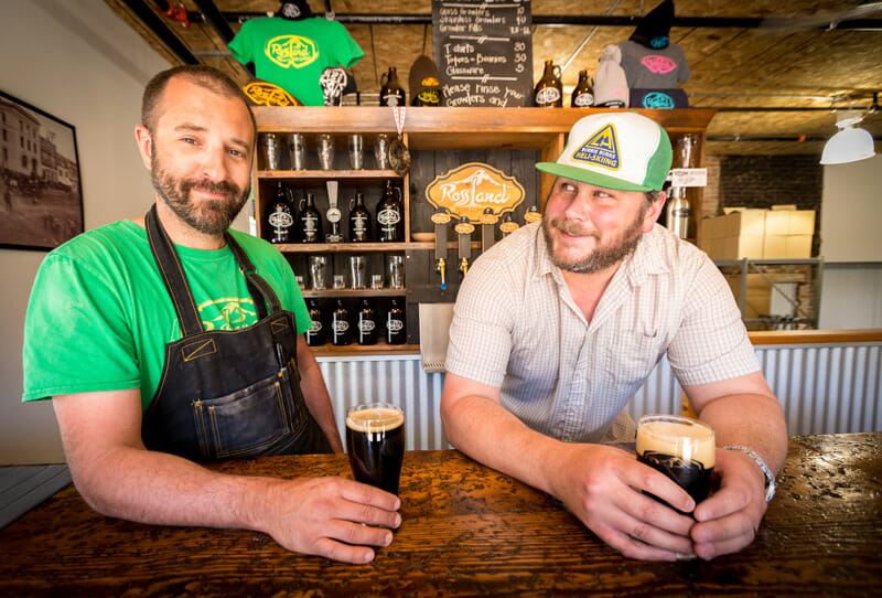 Rossland owners Ryan Arnaud (left) and Petri Raito.