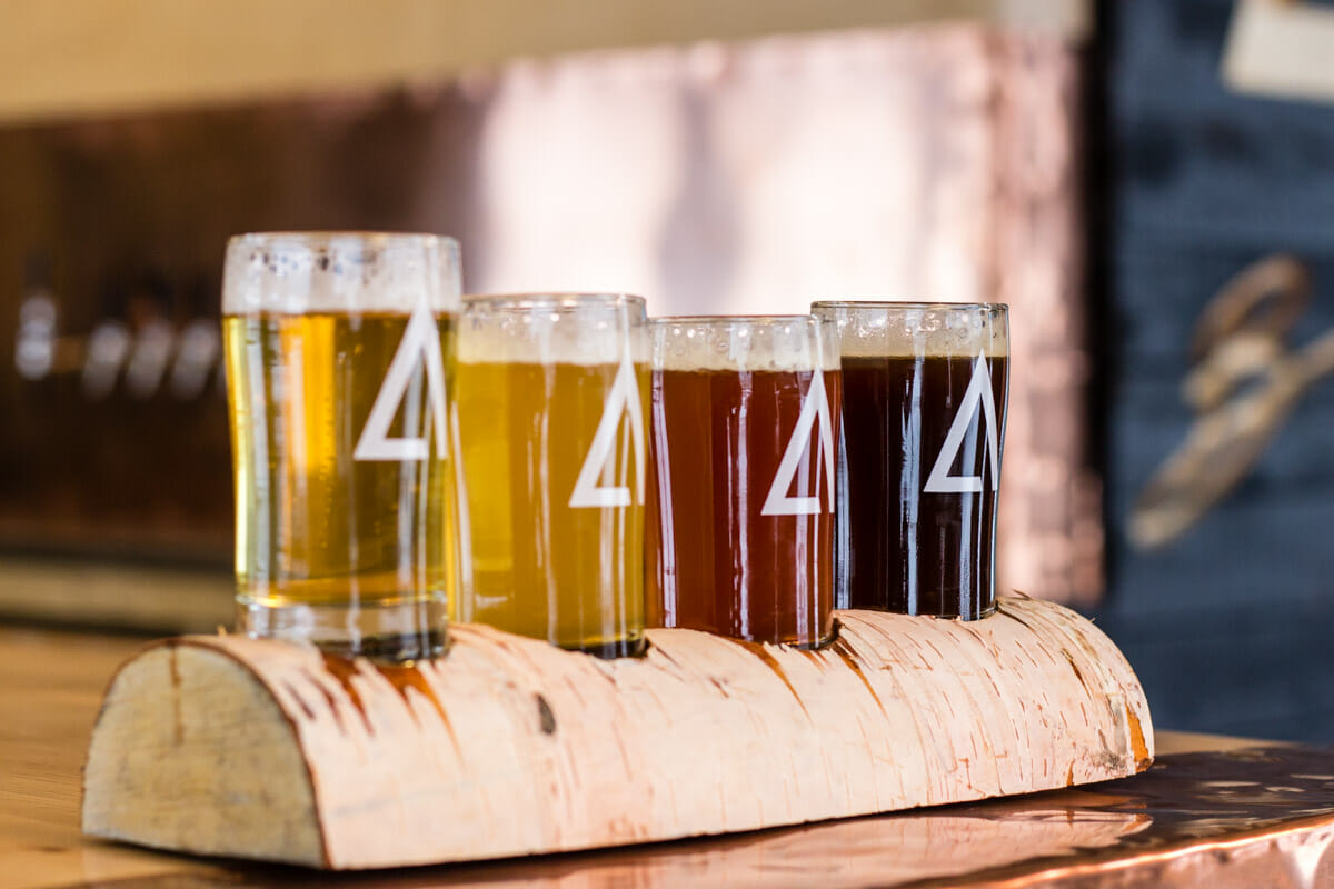 Squamish Ale Trail A-Frame Brewing Flight