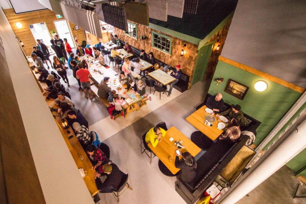 Squamish Ale Trail Backcountry Brewing Tasting Lounge from Above