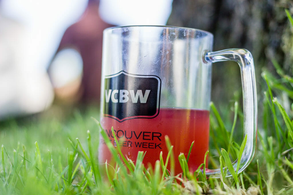 Vancouver Craft Beer Week Festival Glass Close-up