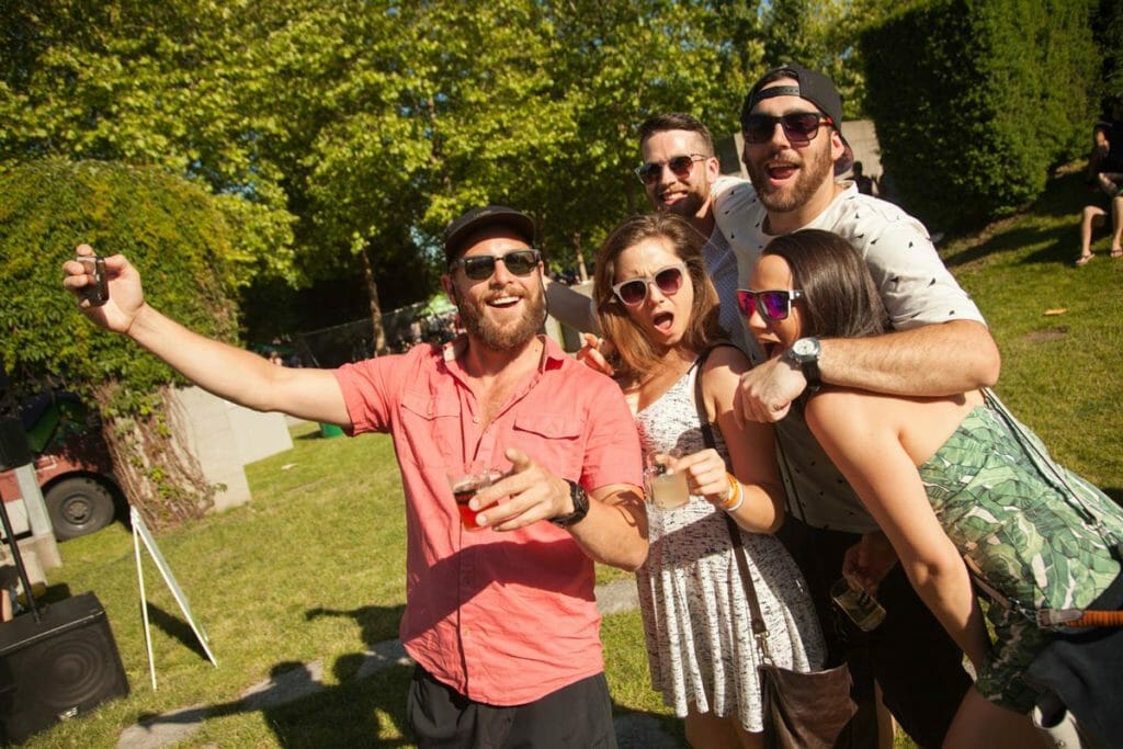 Vancouver Craft Beer Week Group Selfie