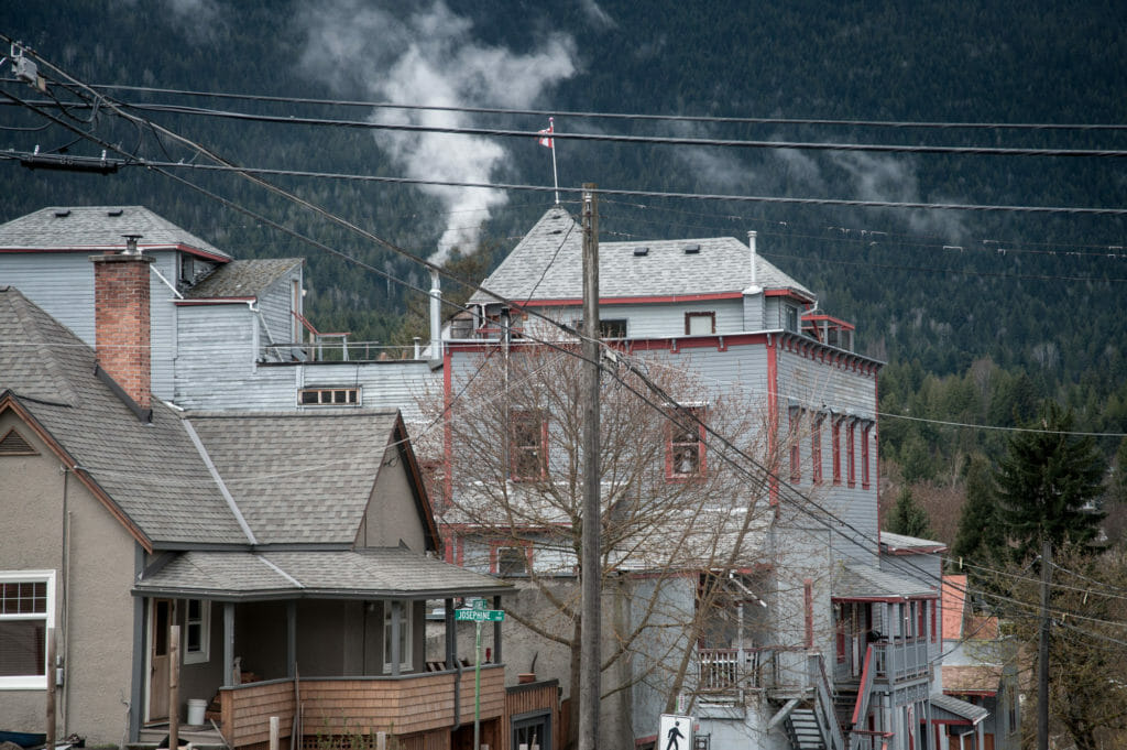 Nelson Brewing Company's quaint brewery building.