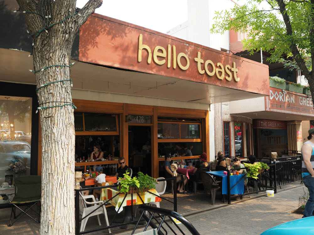 Hello Toast is a top brunch spot in downtown Kamloops. Photo: Chelsea McDowell 