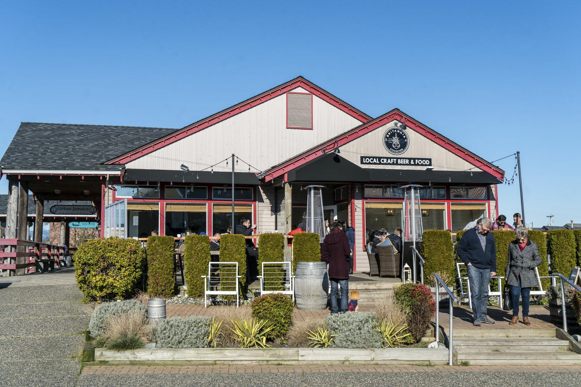 South Fraser Britannia Brewing Patio