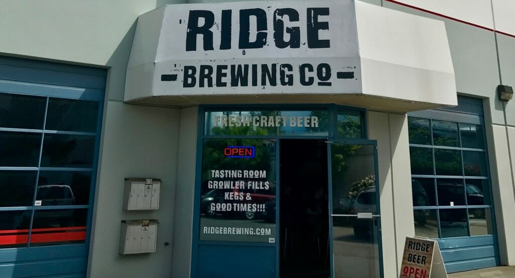 BC Ale Trail - Craft Beer Tourist - Ridge Brewing Co