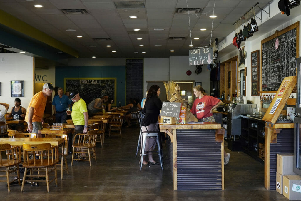 Red Collar's tasting room