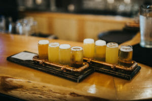 Flights at Iron Road Brewing