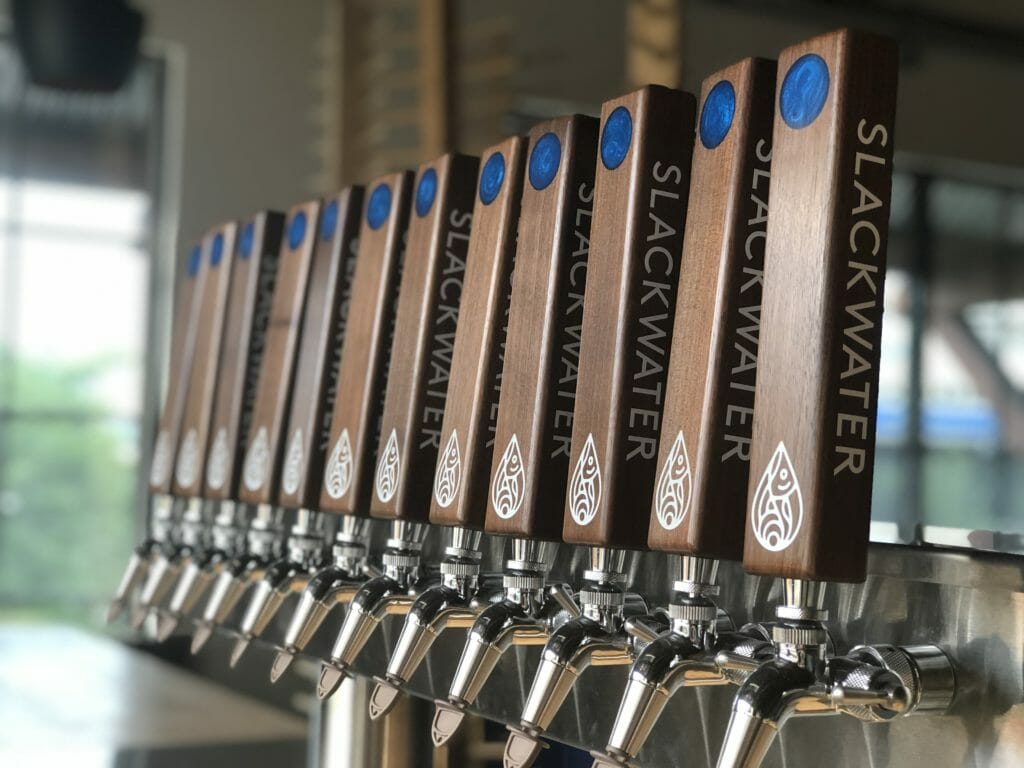 Slackwater Brewing Taps