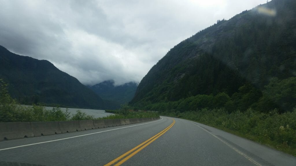image of Highway 16 from Terrace to Prince Rupert