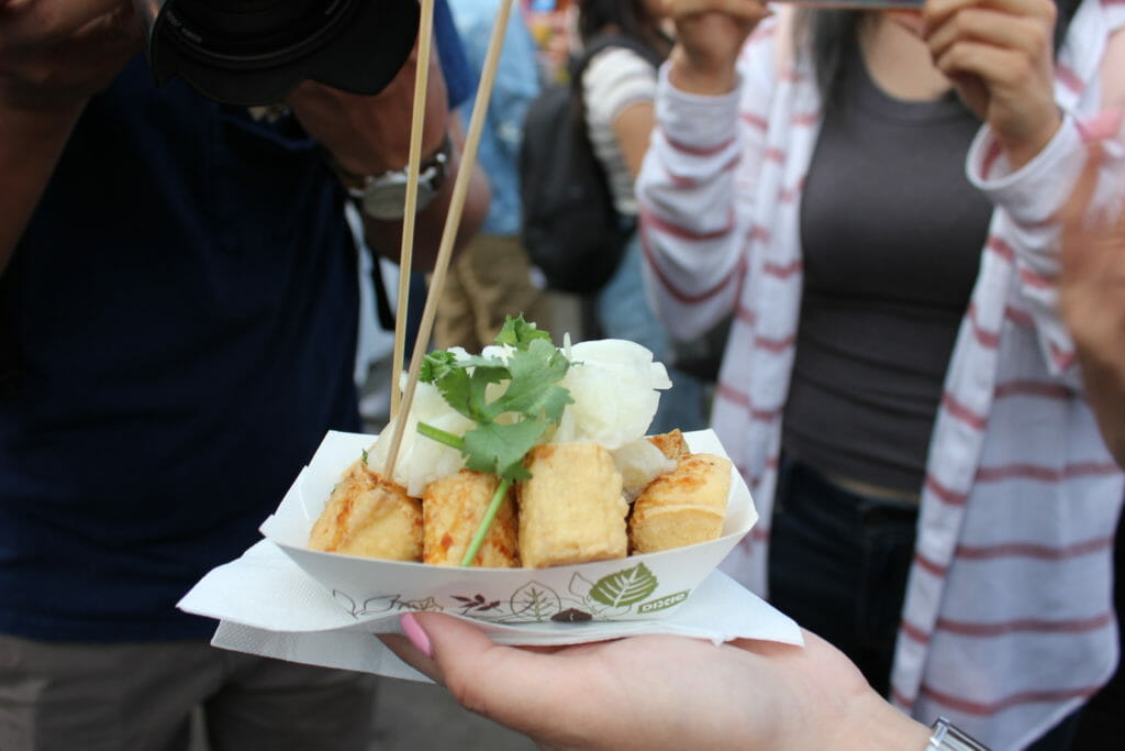 image of Taiwanese stinky tofu at Richmond Night Market