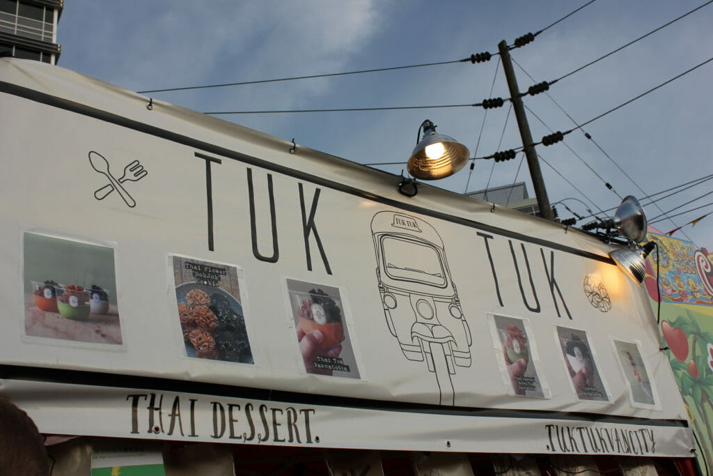 image of Tuk Tuk Thai dessert food stall at Richmond Night Market