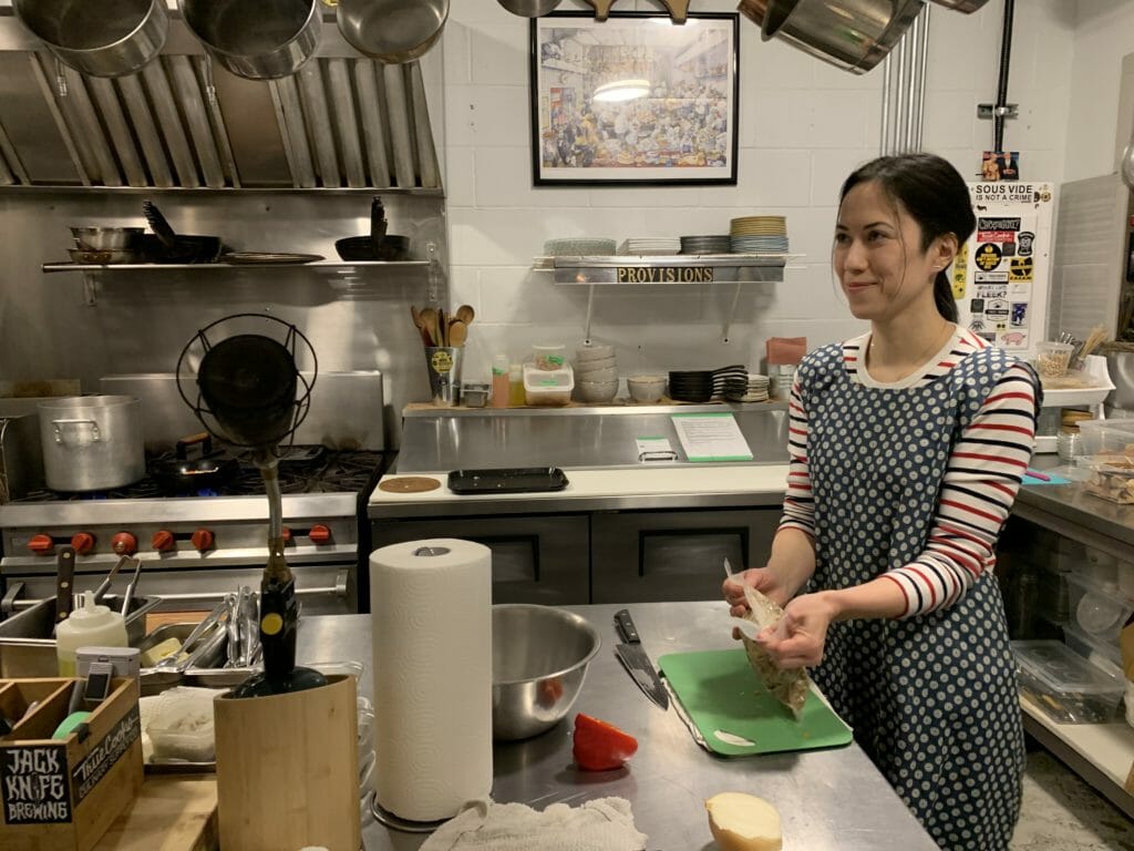 photo of Courtney Koga, one of the masterminds behind Provisions Kitchen and Catering