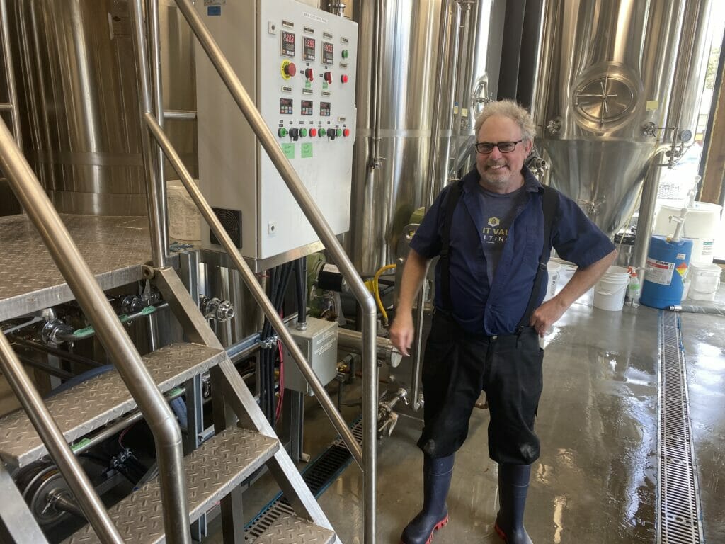 Head Brewer David Macanulty at Batch 44 Brewery &amp; Kitchen in Sechelt, BC