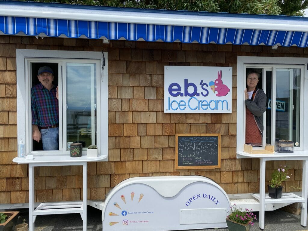 e.b.'s ice cream on the BC Ale Trail