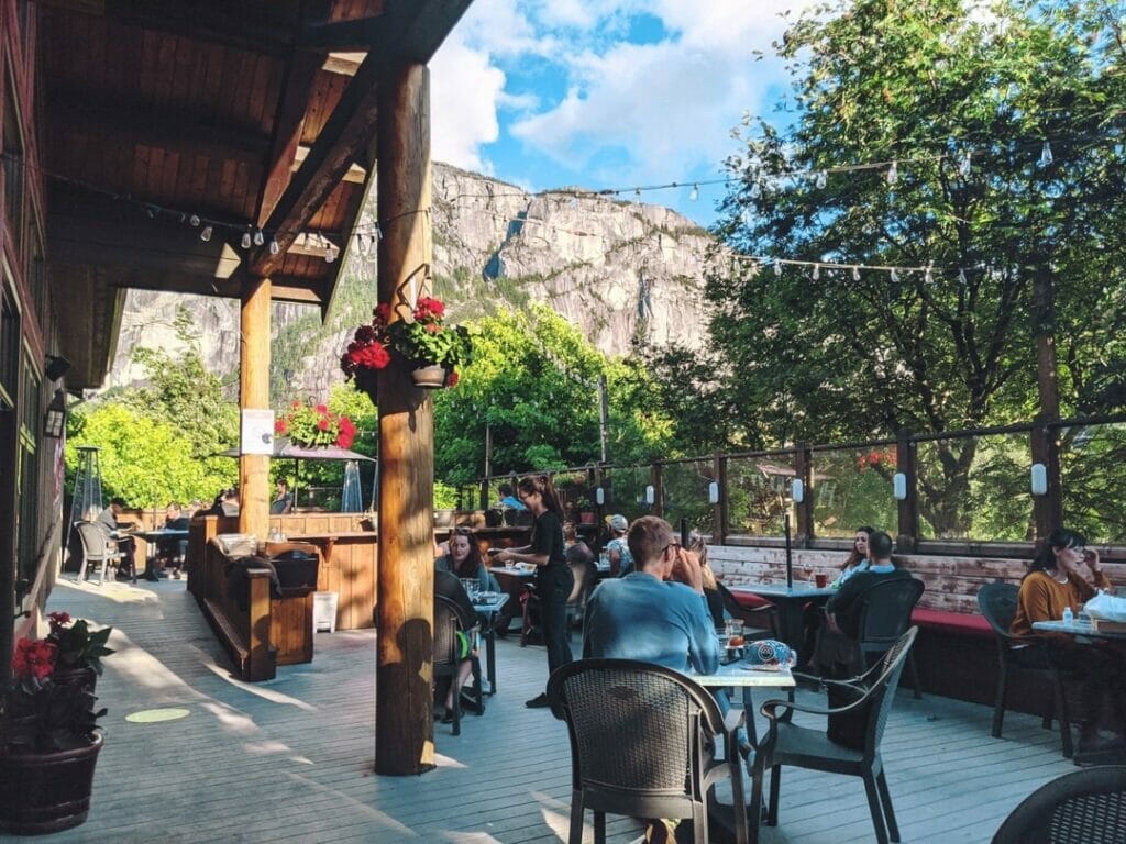 Howe Sound Brewing patio