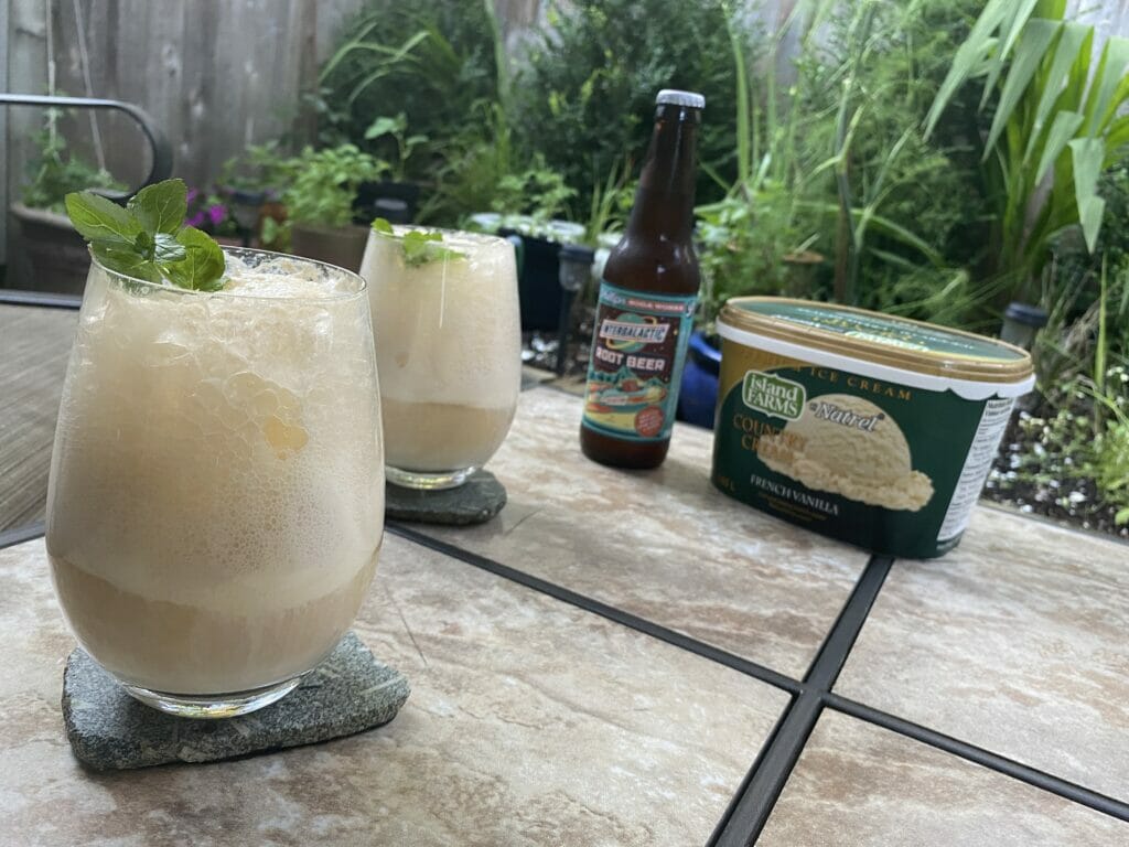 Ice cream root beer float Phillips