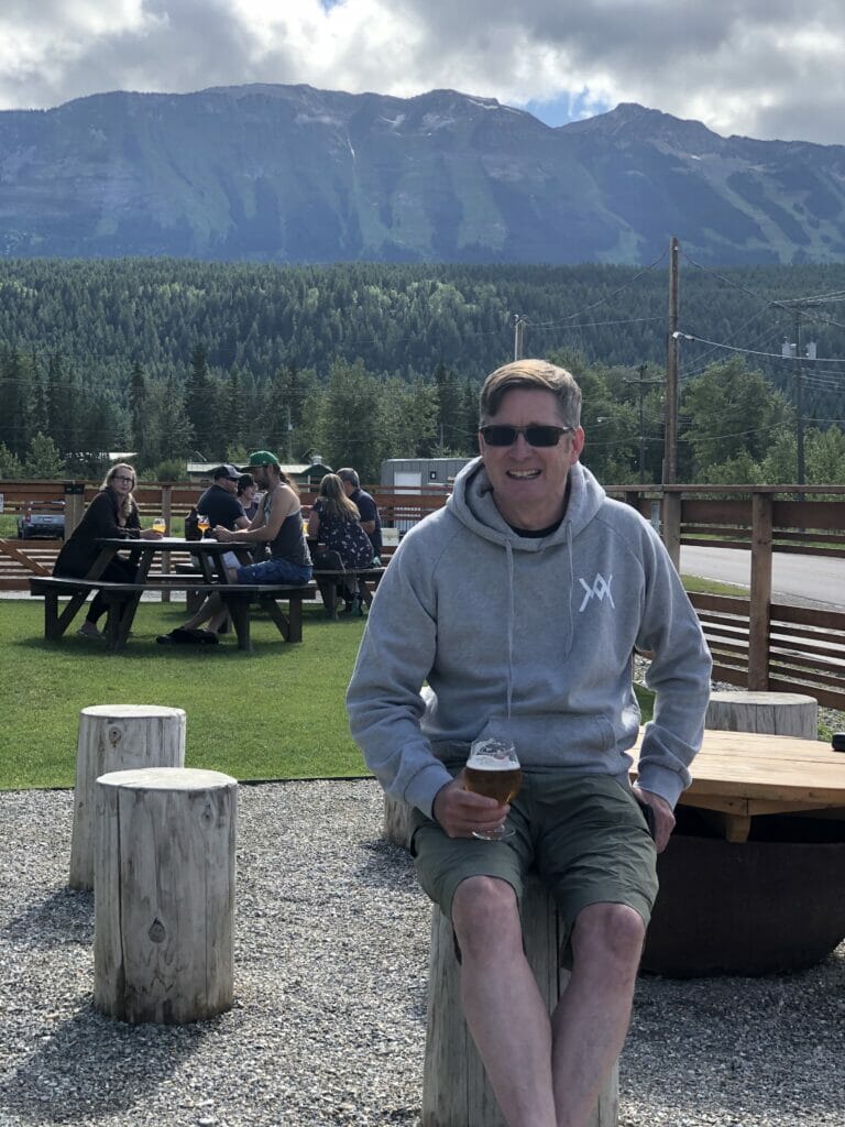 Kent Donaldson, co-owner of Whitetooth Brewing on the BC Ale Trail