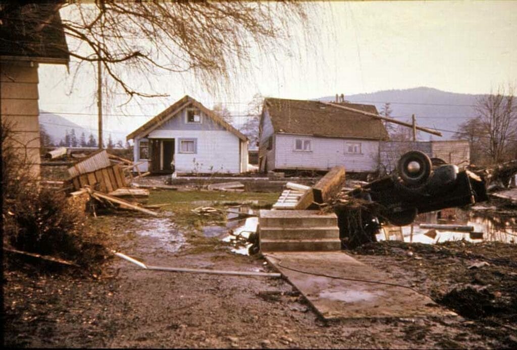 Port Alberni post-tsunami