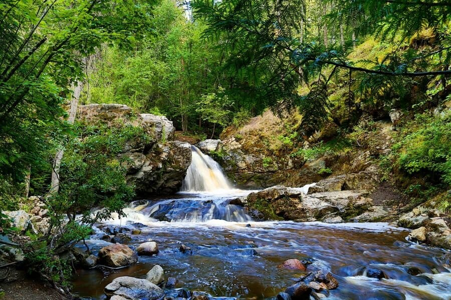 Mill Creek Falls on the BC Ale Trail