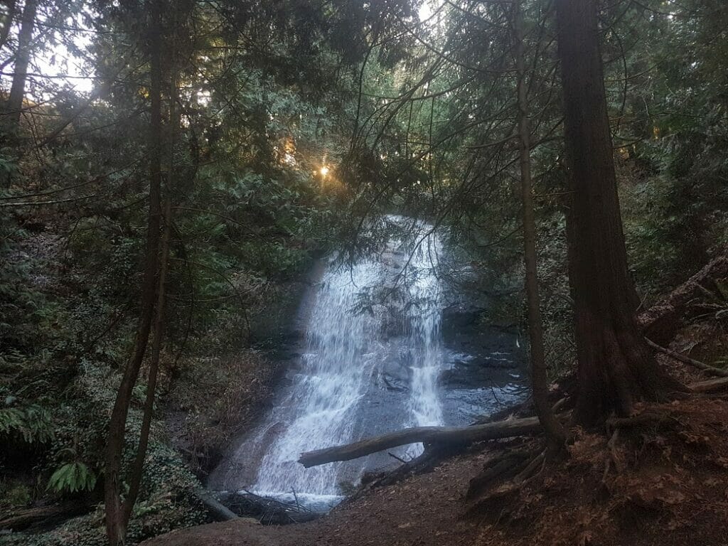 Beach Estates Waterfall on the BC Ale Trail