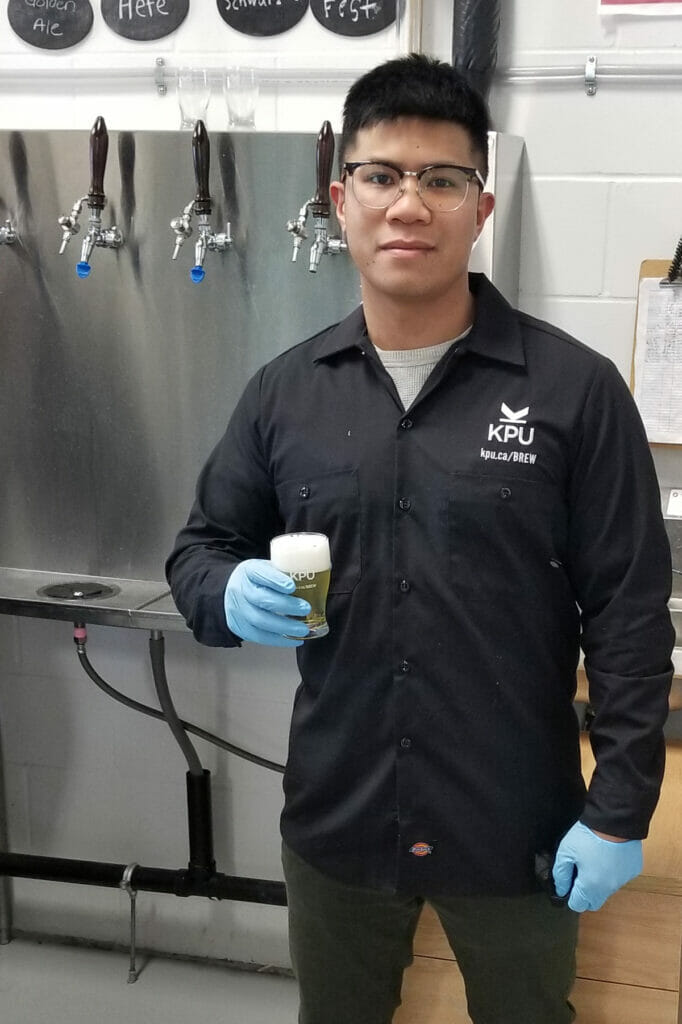 Jasper Bautista - supplied photo - KPU Brewing