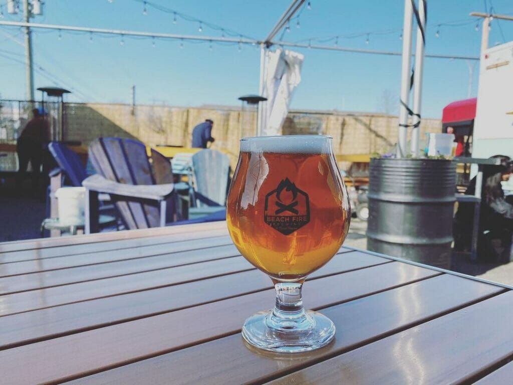 Beach Fire Brewing - craft brewery patios