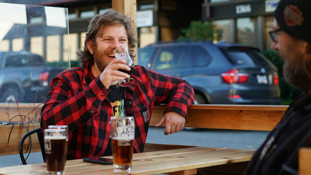 craft beer and the latest public health restrictions - Off the Rail Brewing on the BC Ale Trail