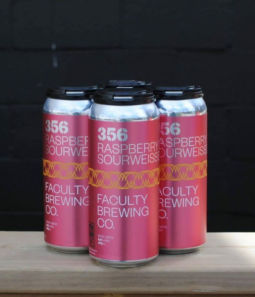 spring beer releases Raspberry Lemon Sourweisse - Faculty Brewing