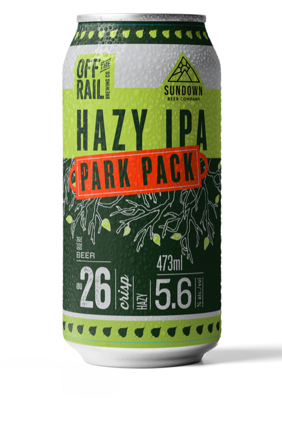 Park Pack Hazy IPA - Off the Rail Brewing