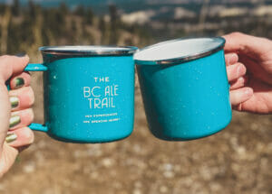 Camp mugs on the BC Ale Trail