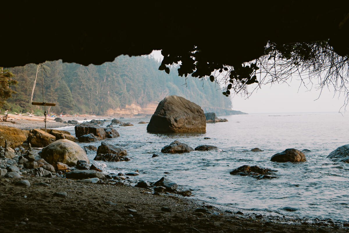 Mystic Beach: Camping in BC