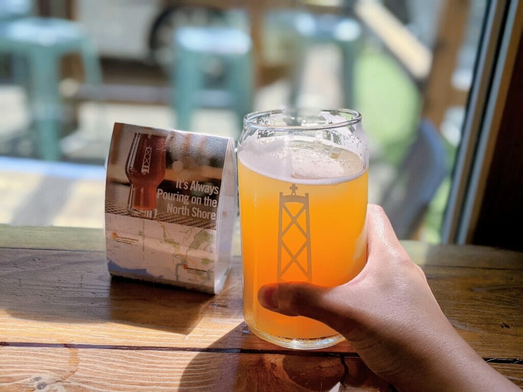 Side Cut IPA from Bridge Brewing on Vancouver's North Shore.