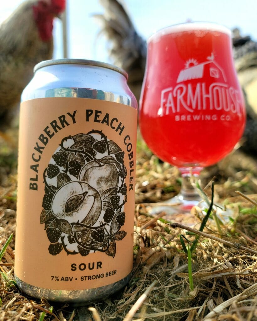 Blackberry Peach Cobbler Sour - submitted - Farmhouse Brewing
