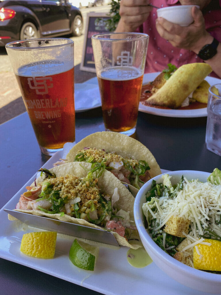 Atlas Cafe fish tacos Courtenay