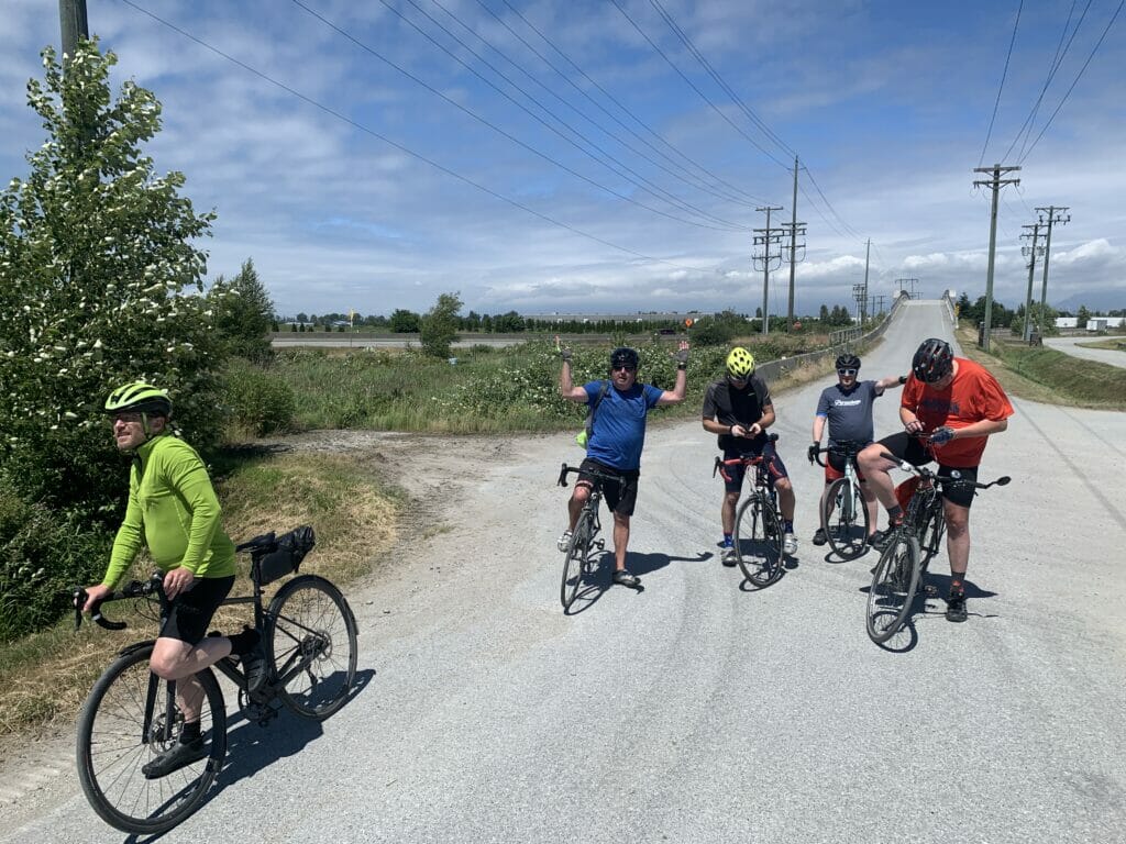 cycling between breweries in delta 