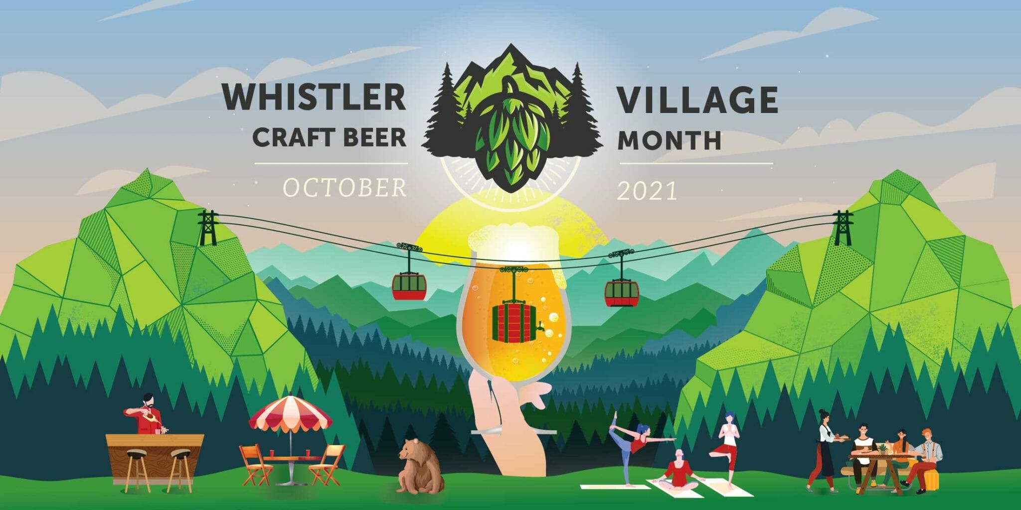 WHISTER craft beer month banner