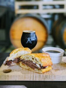 Tasting Room and Kitchen at Dead Frog Brewery