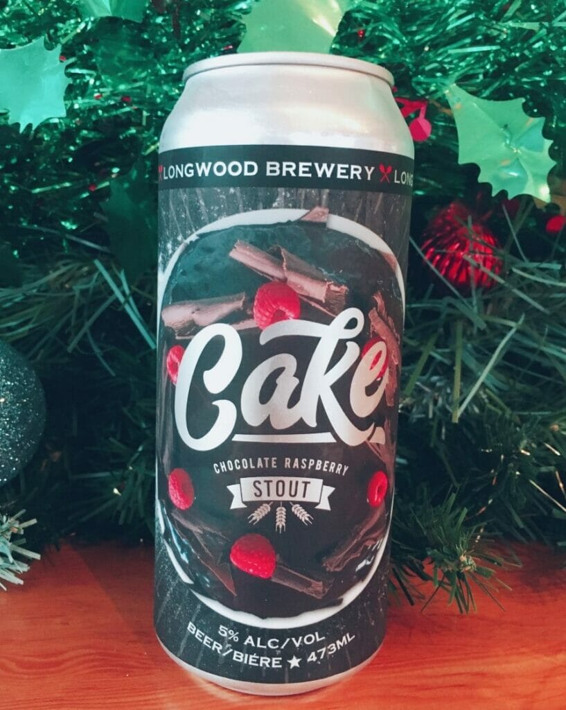 Cake Chocolate Raspberry Stout - Longwood Brewery