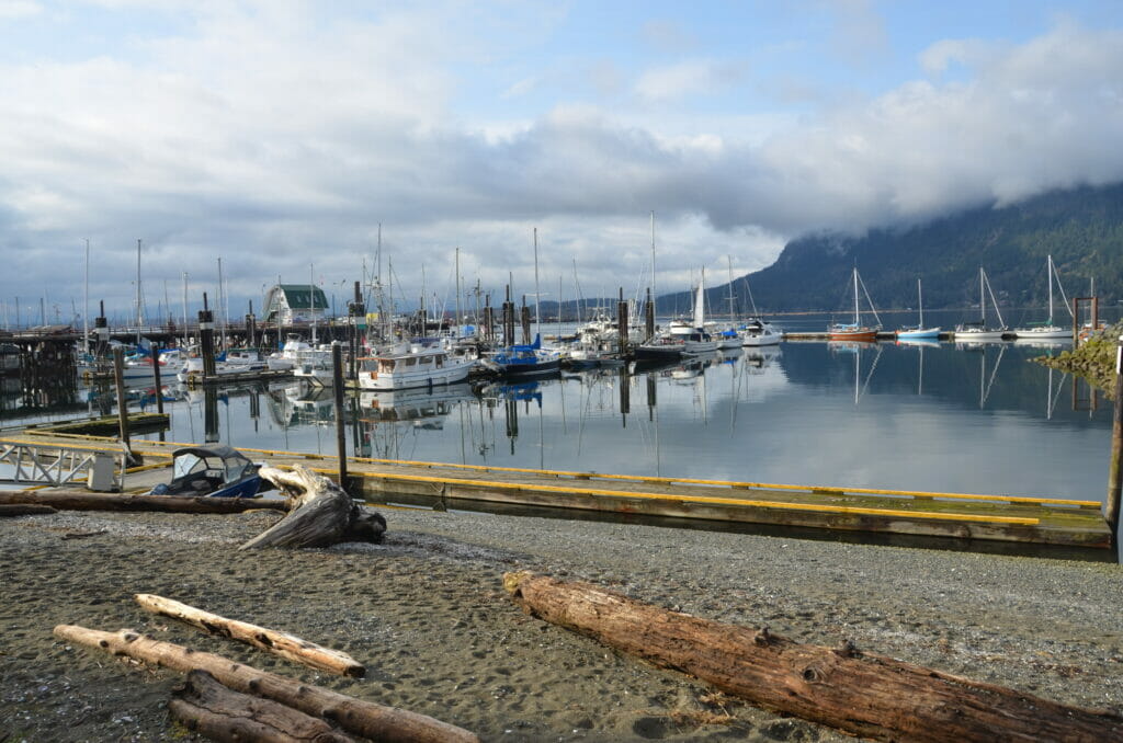 Views from the Oceanfront Suites in Cowichan, BC