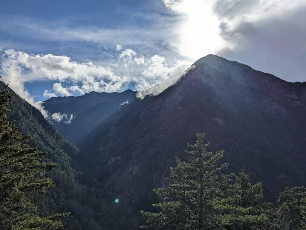 Roadside views on Highway 99