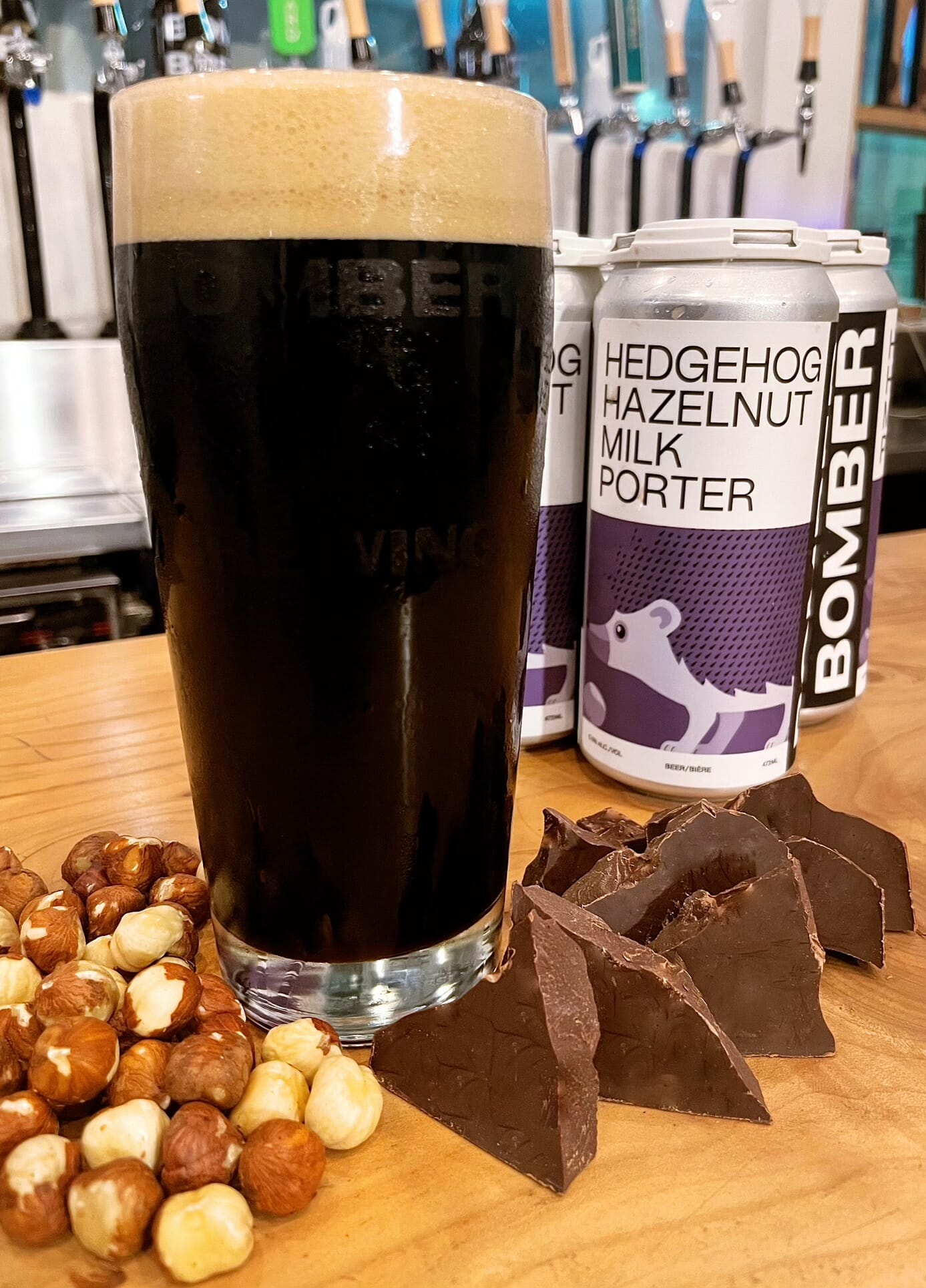 Hedgehog Hazelnut Milk Porter - Bomber Brewing