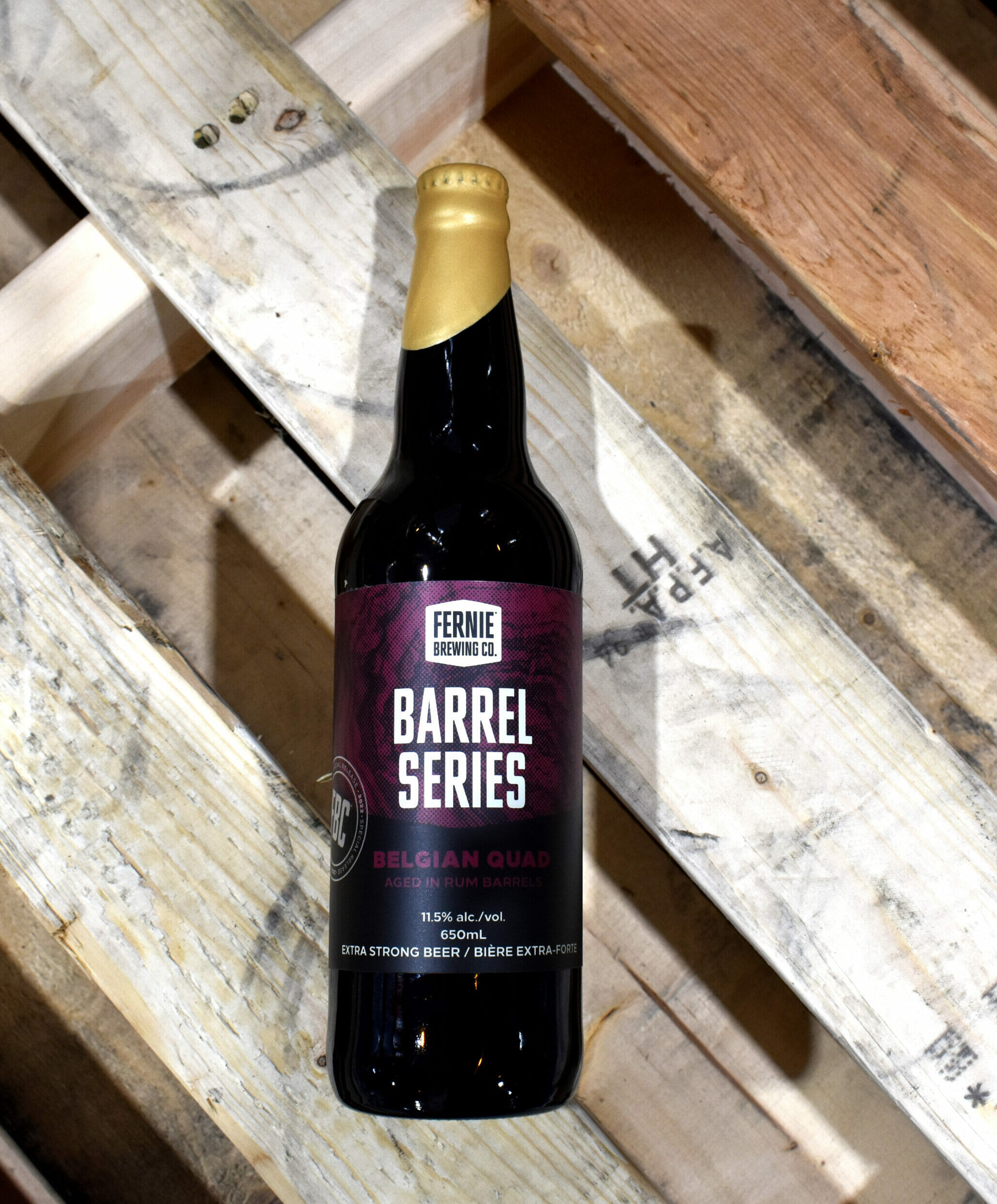 Belgian Quad Aged in Rum Barrels - Fernie Brewing