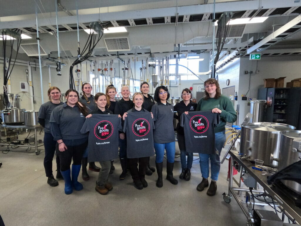 2023 Pink Boots Brew Day - KPU Brew Lab