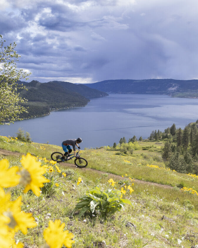 Mountain biking in Vernon