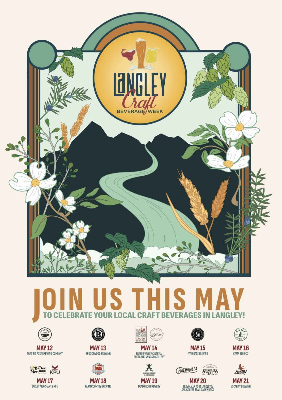 Langley Craft Beverage Fesitval poster