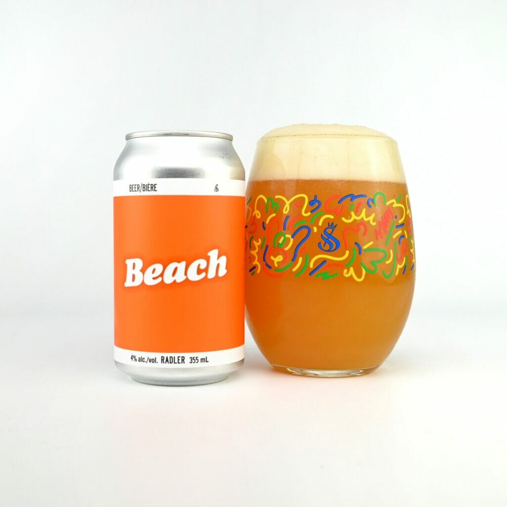 Beach Lemon Mandarin Radler by Strathcona Beer Co in Vancouver