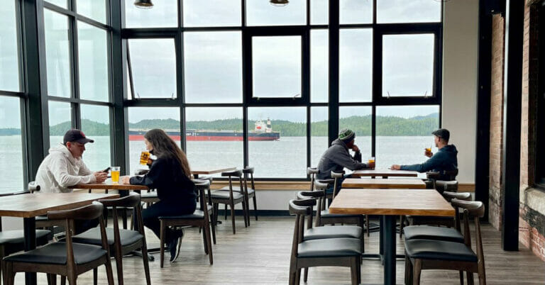 The new tasting room space at Wheelhouse Brewing in Price Rupert