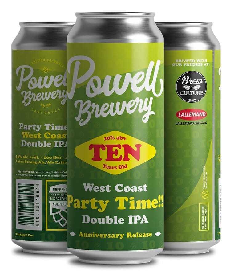 Party Time!! 10th Anniversary DIPA - Powell Brewery