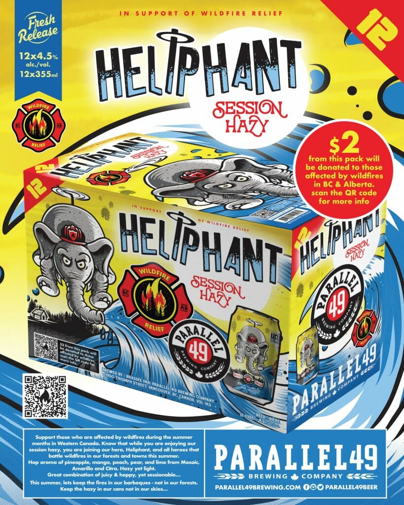 Heliphant Session Hazy poster by Parallel 49 Brewing