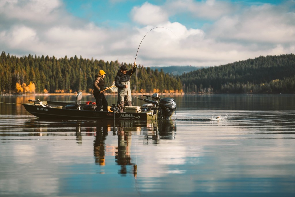 Fishing near Kamloops, BC